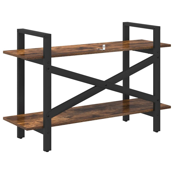 Raft pentru cărți Stejar fumuriu 100 x 33,5 x 64 cm - WALTI WALTI