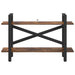 Raft pentru cărți Stejar fumuriu 100 x 33,5 x 64 cm - WALTI WALTI