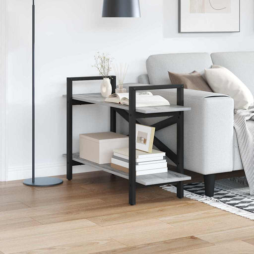 Raft pentru cărți Gri Sonoma 100 x 33,5 x 64 cm Lemn compozit - WALTI WALTI