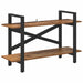 Raft pentru cărți Lemn Vechi 100 x 33,5 x 64 cm Lemn compozit - WALTI WALTI