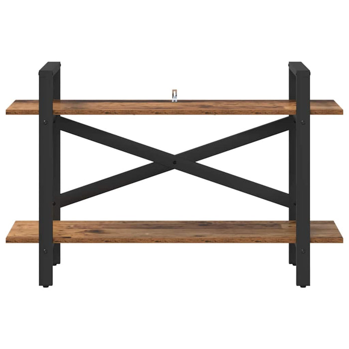 Raft pentru cărți Lemn Vechi 100 x 33,5 x 64 cm Lemn compozit - WALTI WALTI
