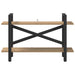 Raft pentru cărți Stejar Artizanal 100 x 33,5 x 64 cm - WALTI WALTI