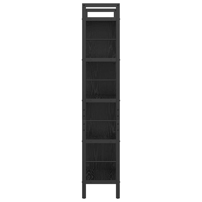 Raft pentru cărți Stejar Negru 75 x 30 x 156 cm Lemn compozit - WALTI WALTI