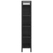Raft pentru cărți Stejar Negru 75 x 30 x 156 cm Lemn compozit - WALTI WALTI