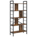 Raft pentru cărți Stejar fumuriu 75 x 30 x 156 cm Lemn compozit - WALTI WALTI