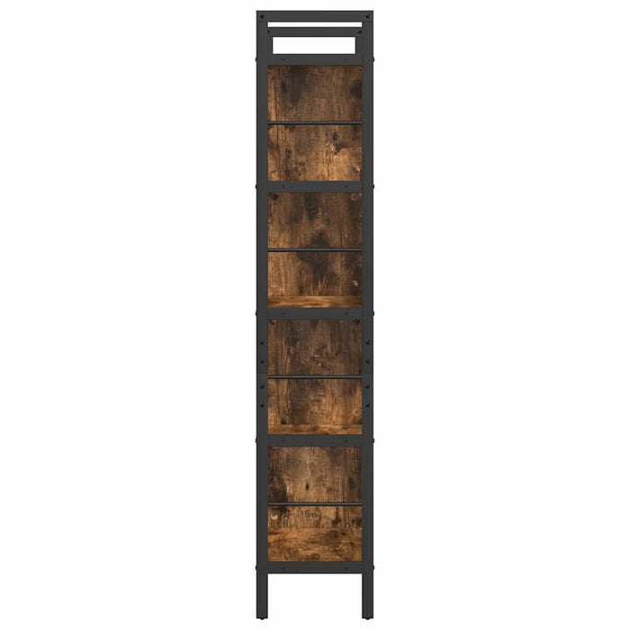 Raft pentru cărți Stejar fumuriu 75 x 30 x 156 cm Lemn compozit - WALTI WALTI