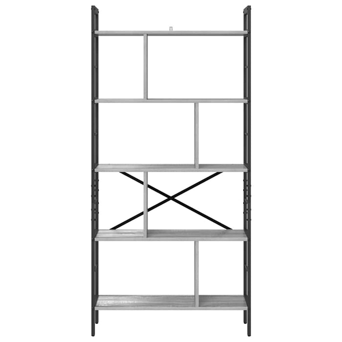 Raft pentru cărți Gri Sonoma 75 x 30 x 156 cm Lemn compozit - WALTI WALTI