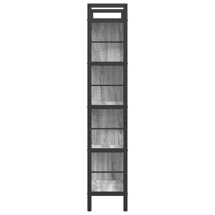 Raft pentru cărți Gri Sonoma 75 x 30 x 156 cm Lemn compozit - WALTI WALTI