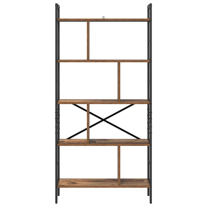 Raft pentru cărți Lemn Vechi 75 x 30 x 156 cm Lemn compozit - WALTI WALTI