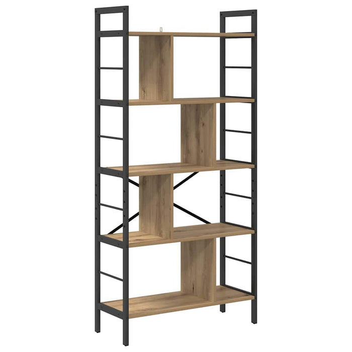 Raft pentru cărți Stejar Artizanal 75 x 30 x 156 cm - WALTI WALTI