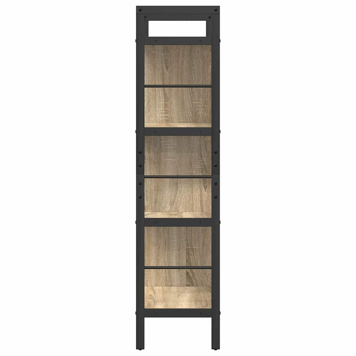 Raft pentru cărți Stejar Sonoma 75 x 30 x 123,5 cm - WALTI WALTI
