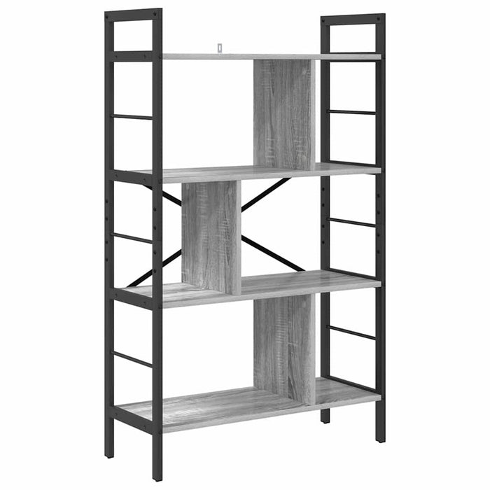 Raft pentru cărți Gri Sonoma 75 x 30 x 123,5 cm Lemn compozit - WALTI WALTI