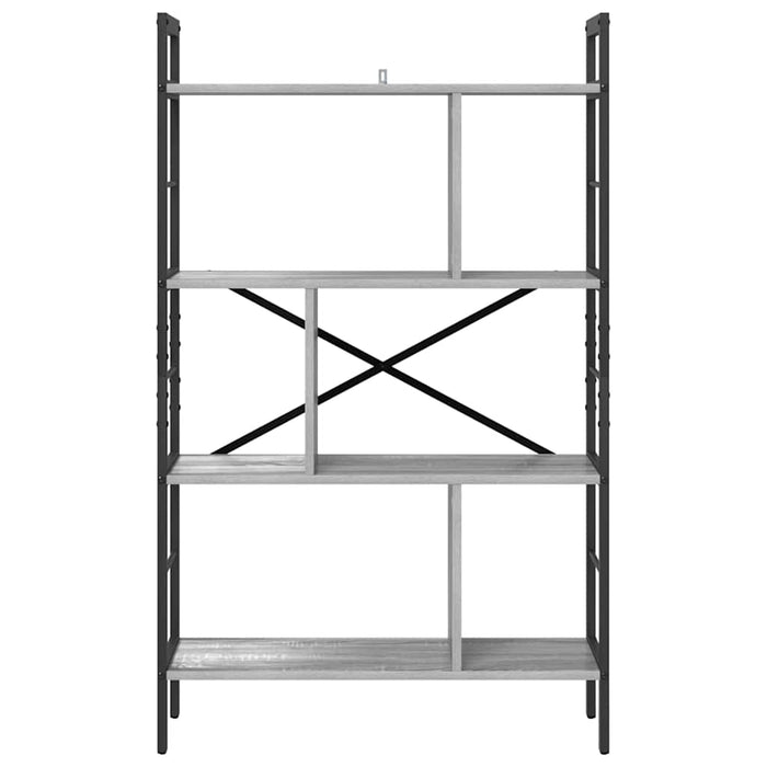 Raft pentru cărți Gri Sonoma 75 x 30 x 123,5 cm Lemn compozit - WALTI WALTI