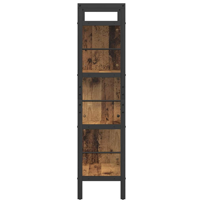 Raft pentru cărți Lemn Vechi 75 x 30 x 123,5 cm Lemn compozit - WALTI WALTI