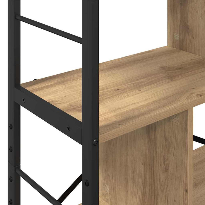 Raft pentru cărți Stejar Artizanal 75 x 30 x 123,5 cm - WALTI WALTI