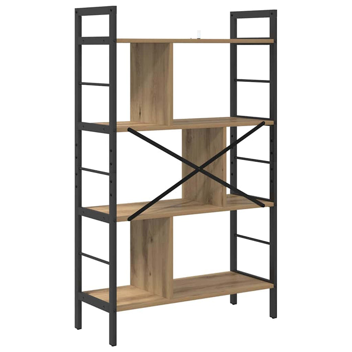 Raft pentru cărți Stejar Artizanal 75 x 30 x 123,5 cm - WALTI WALTI