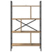 Raft pentru cărți Stejar Artizanal 75 x 30 x 123,5 cm - WALTI WALTI
