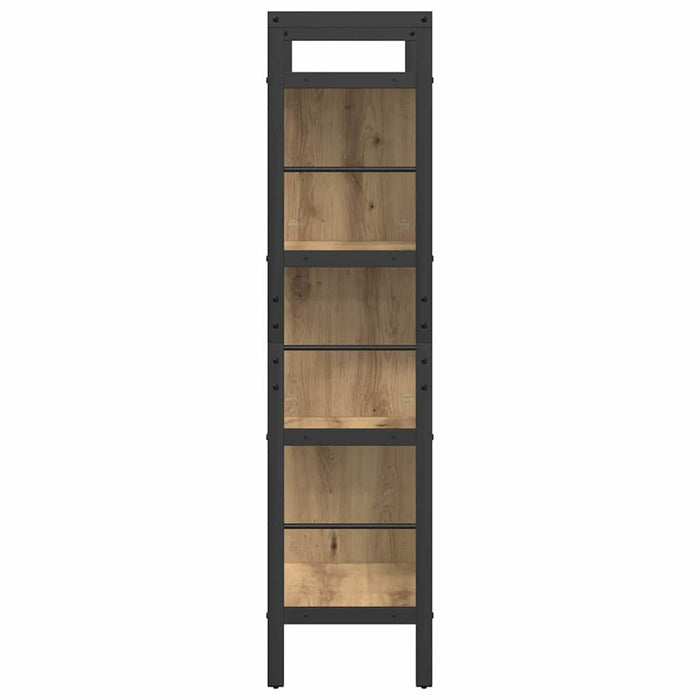 Raft pentru cărți Stejar Artizanal 75 x 30 x 123,5 cm - WALTI WALTI
