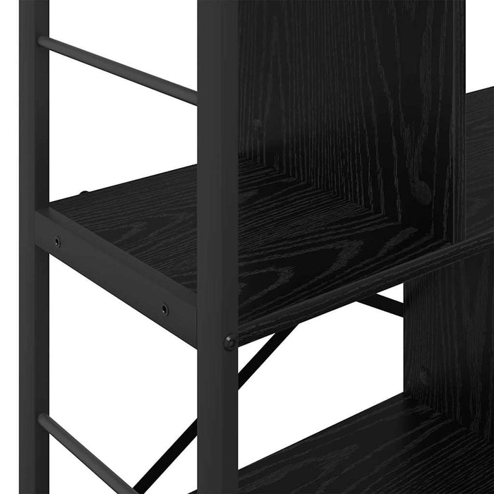 Raft pentru cărți Stejar Negru 75 x 30 x 91 cm Lemn compozit - WALTI WALTI