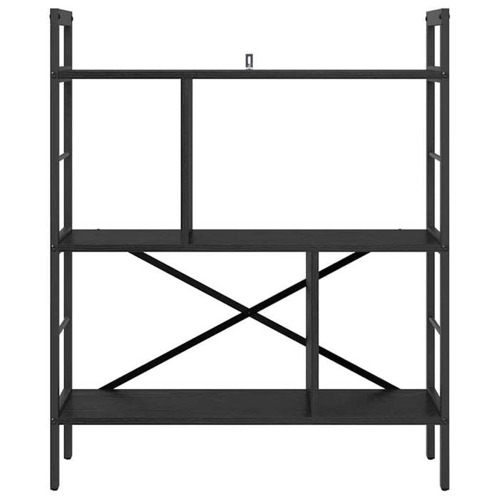 Raft pentru cărți Stejar Negru 75 x 30 x 91 cm Lemn compozit - WALTI WALTI