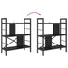 Raft pentru cărți Stejar Negru 75 x 30 x 91 cm Lemn compozit - WALTI WALTI