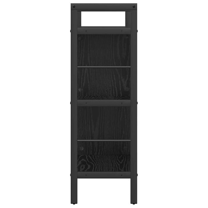 Raft pentru cărți Stejar Negru 75 x 30 x 91 cm Lemn compozit - WALTI WALTI