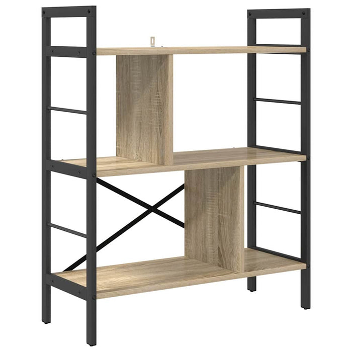 Raft pentru cărți Stejar Sonoma 75 x 30 x 91 cm Lemn compozit - WALTI WALTI