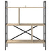 Raft pentru cărți Stejar Sonoma 75 x 30 x 91 cm Lemn compozit - WALTI WALTI