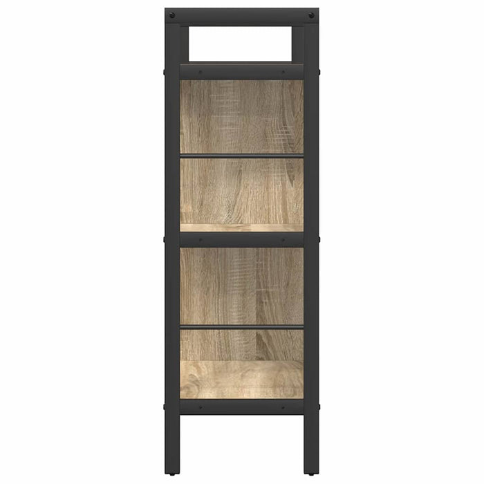 Raft pentru cărți Stejar Sonoma 75 x 30 x 91 cm Lemn compozit - WALTI WALTI