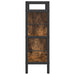 Raft pentru cărți Stejar fumuriu 75 x 30 x 91 cm Lemn compozit - WALTI WALTI