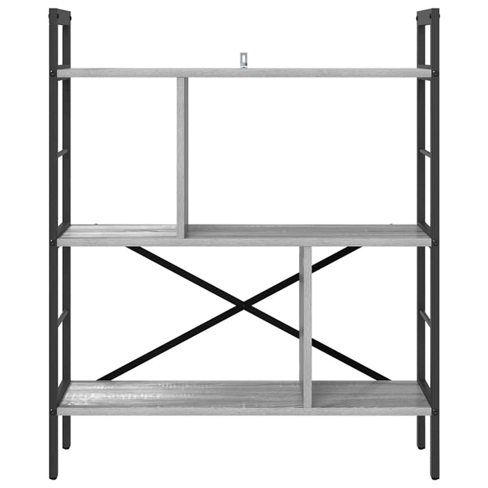 Raft pentru cărți Gri Sonoma 75 x 30 x 91 cm Lemn compozit - WALTI WALTI