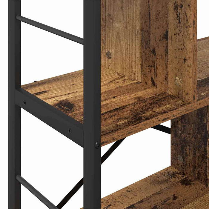 Raft pentru cărți Lemn Vechi 75 x 30 x 91 cm Lemn compozit - WALTI WALTI
