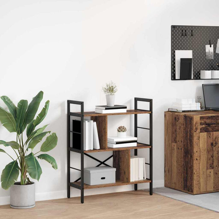 Raft pentru cărți Lemn Vechi 75 x 30 x 91 cm Lemn compozit - WALTI WALTI