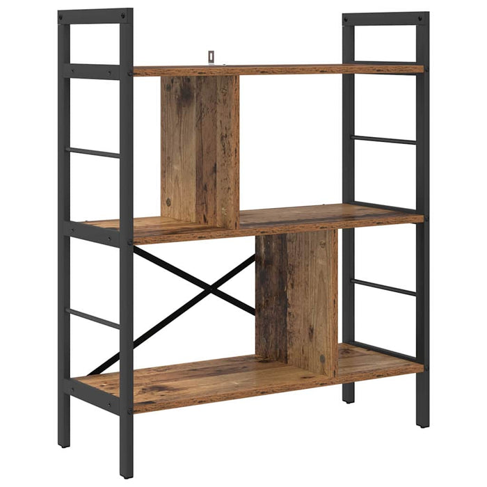 Raft pentru cărți Lemn Vechi 75 x 30 x 91 cm Lemn compozit - WALTI WALTI