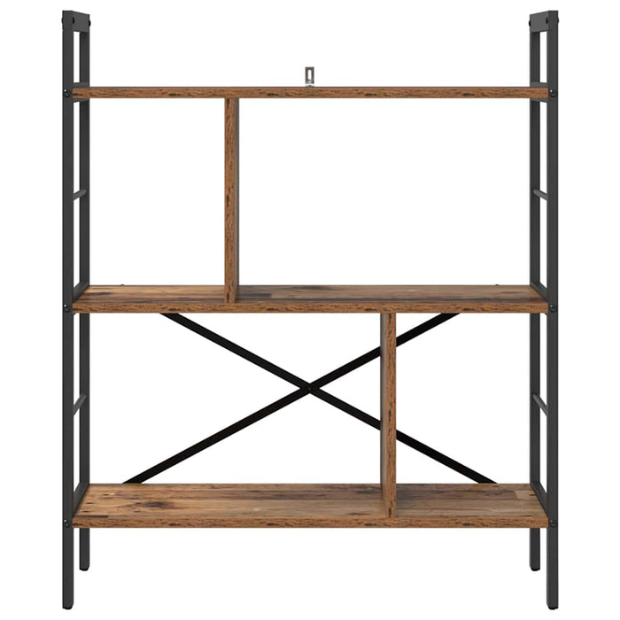 Raft pentru cărți Lemn Vechi 75 x 30 x 91 cm Lemn compozit - WALTI WALTI