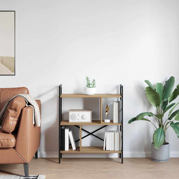 Raft pentru cărți Stejar Artizanal 75 x 30 x 91 cm - WALTI WALTI