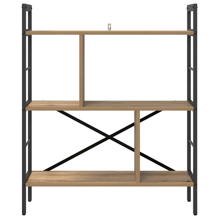 Raft pentru cărți Stejar Artizanal 75 x 30 x 91 cm - WALTI WALTI