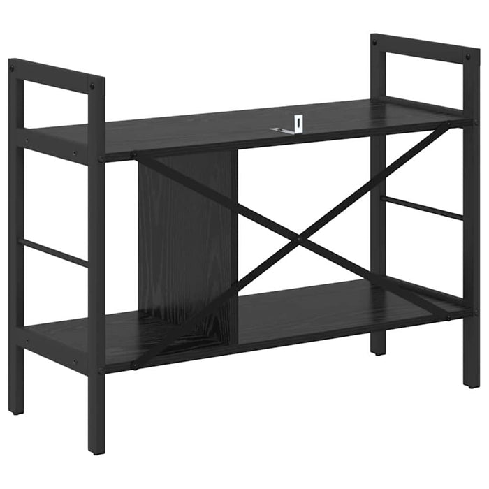 Raft pentru cărți Stejar Negru 75 x 30 x 58,5 cm Lemn compozit - WALTI WALTI