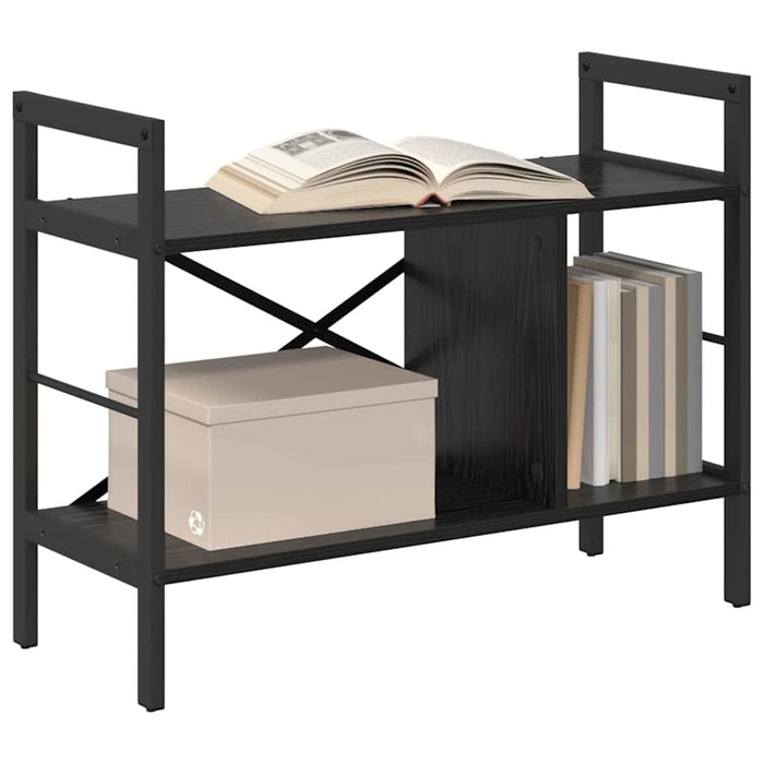 Raft pentru cărți Stejar Negru 75 x 30 x 58,5 cm Lemn compozit - WALTI WALTI