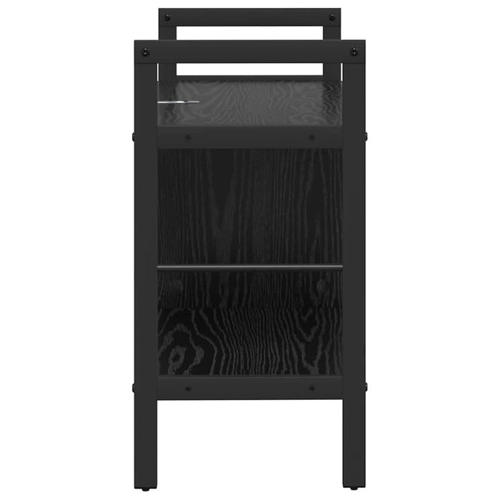 Raft pentru cărți Stejar Negru 75 x 30 x 58,5 cm Lemn compozit - WALTI WALTI