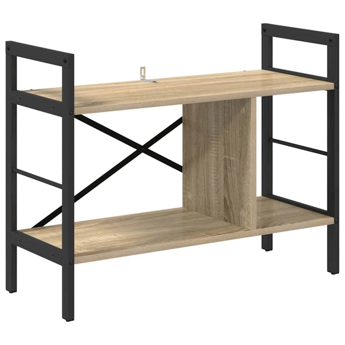 Raft pentru cărți Stejar Sonoma 75 x 30 x 58,5 cm Lemn compozit - WALTI WALTI