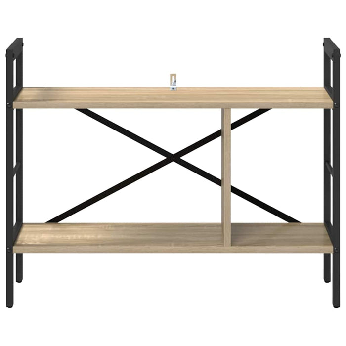 Raft pentru cărți Stejar Sonoma 75 x 30 x 58,5 cm Lemn compozit - WALTI WALTI