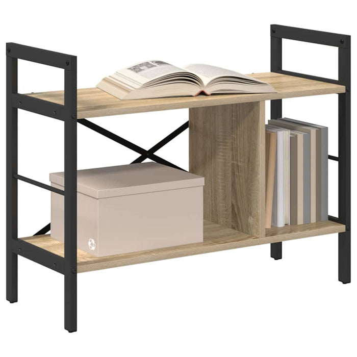 Raft pentru cărți Stejar Sonoma 75 x 30 x 58,5 cm Lemn compozit - WALTI WALTI