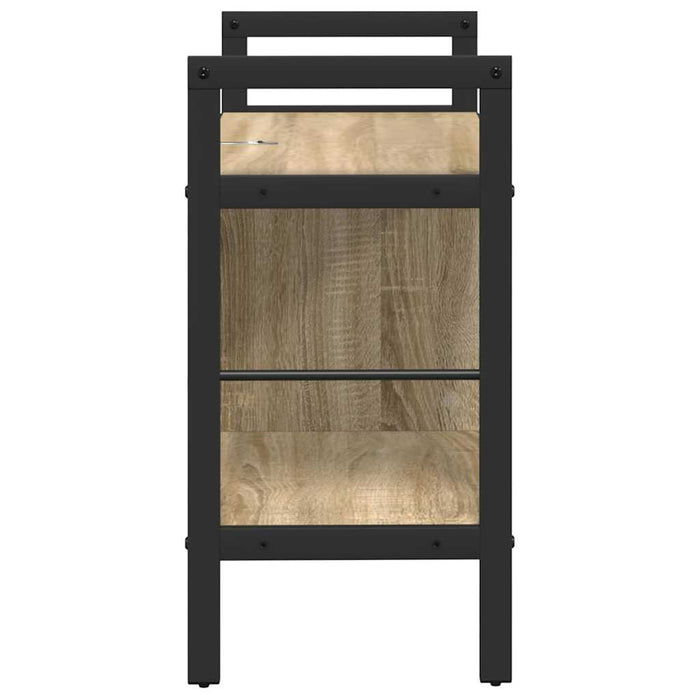 Raft pentru cărți Stejar Sonoma 75 x 30 x 58,5 cm Lemn compozit - WALTI WALTI