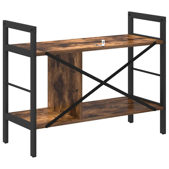 Raft pentru cărți Stejar fumuriu 75 x 30 x 58,5 cm - WALTI WALTI