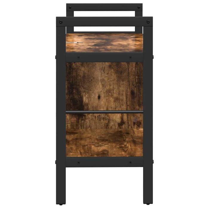 Raft pentru cărți Stejar fumuriu 75 x 30 x 58,5 cm - WALTI WALTI