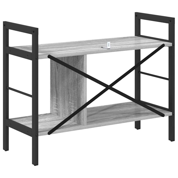 Raft pentru cărți Gri Sonoma 75 x 30 x 58,5 cm Lemn compozit - WALTI WALTI