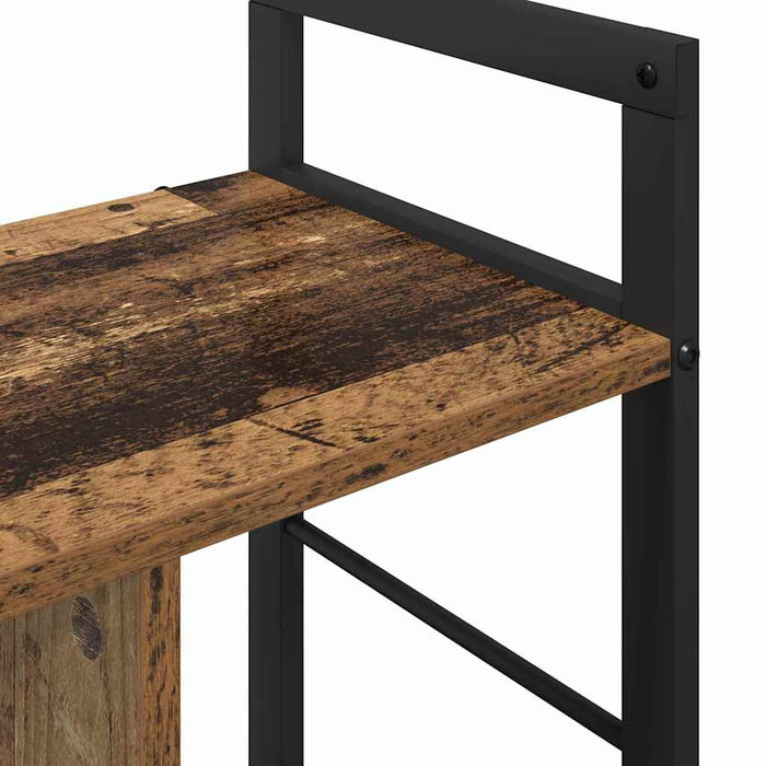 Raft pentru cărți Lemn Vechi 75 x 30 x 58,5 cm Lemn compozit - WALTI WALTI