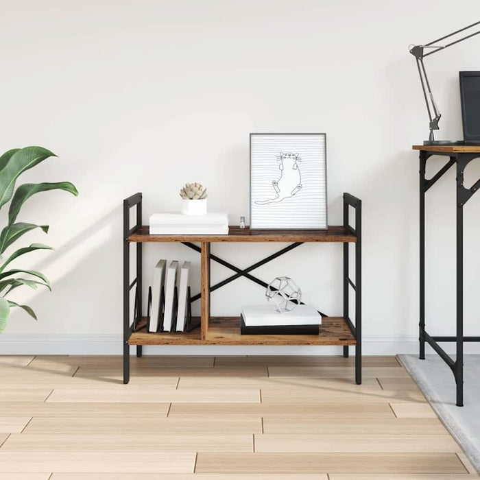 Raft pentru cărți Lemn Vechi 75 x 30 x 58,5 cm Lemn compozit - WALTI WALTI