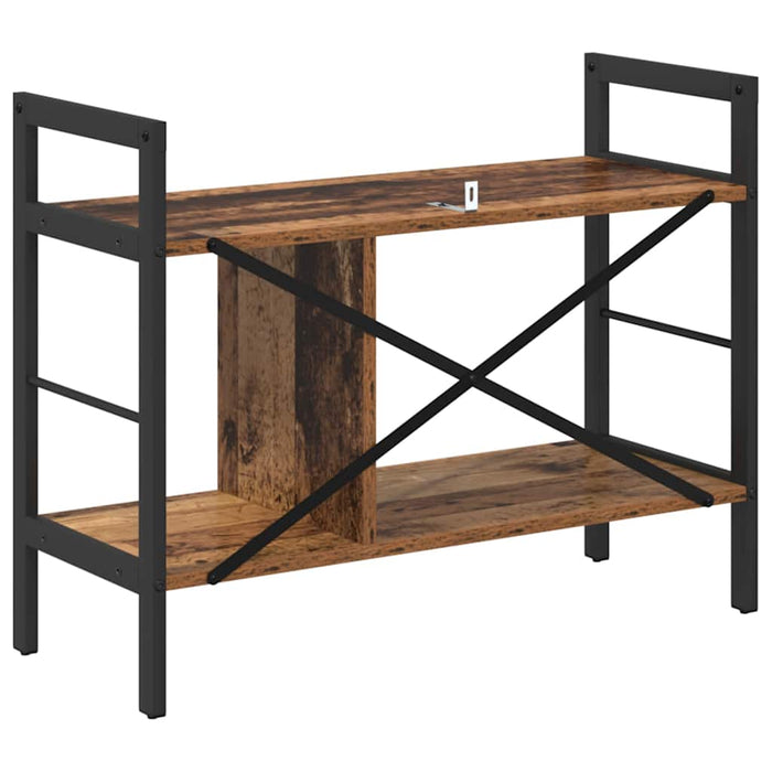 Raft pentru cărți Lemn Vechi 75 x 30 x 58,5 cm Lemn compozit - WALTI WALTI